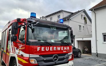 Feuerwehreinsatz in Leutenbach.