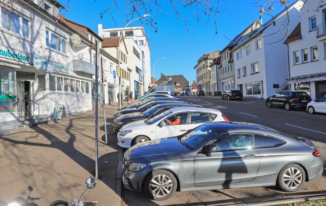 Parkplätze weg