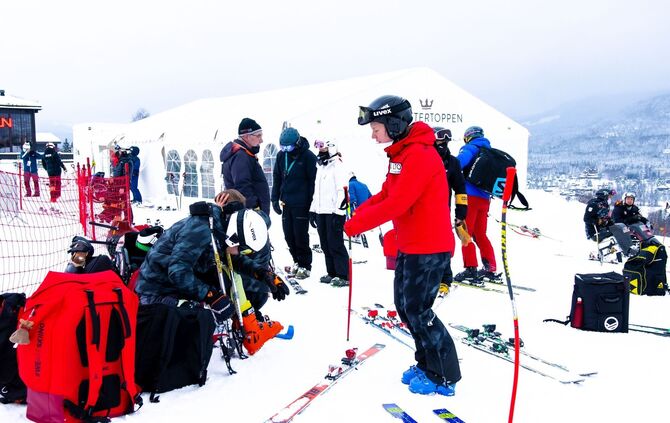 World Para Snow Sports Championships 2022 / Lillehammer (Norway)ROTHFUSS, ANDREA (LW 6/8-2, VSG Mitteltal) geht den Streckenve