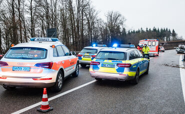 Schwerer Unfall B14