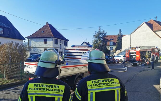 Brand Schulstraße Plüderhausen