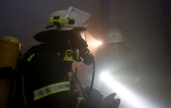 Feuerwehrübung Der Feuerwehr Berglen_0