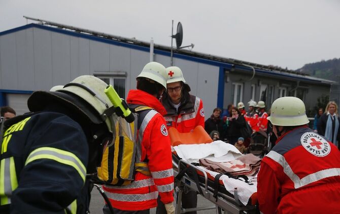 Feuerwehrübung Der Feuerwehr Berglen_3