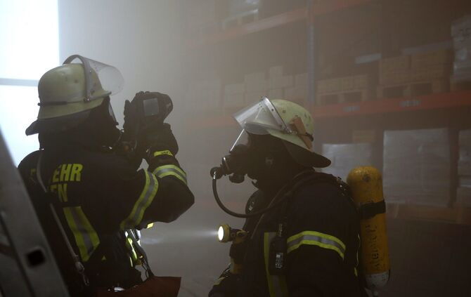 Feuerwehrübung Der Feuerwehr Berglen_4