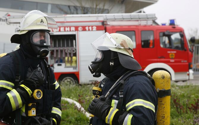 Feuerwehrübung Der Feuerwehr Berglen_10