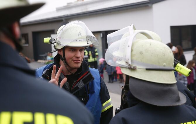 Feuerwehrübung Der Feuerwehr Berglen_17