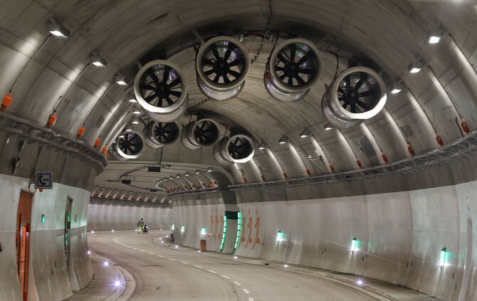 Rosensteintunnel Innenansicht