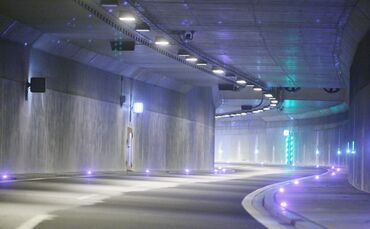 Sicherheitsmassnahmen im Leutenbacher B14 Tunnel  werden gezeigt