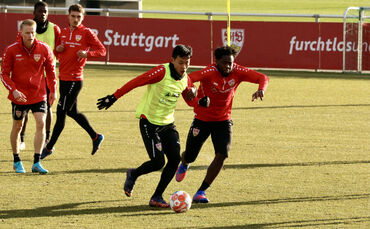 Wataru Endo und Orel Mangala