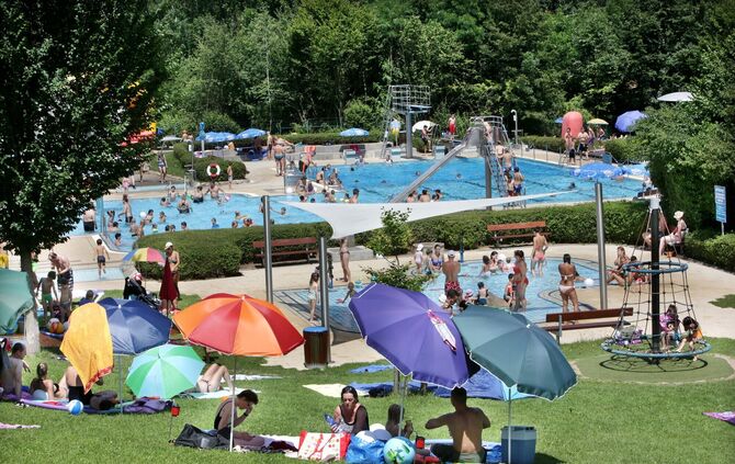 Winterbach Freibad Jubilaeum 75 Jahre 19.7.2014