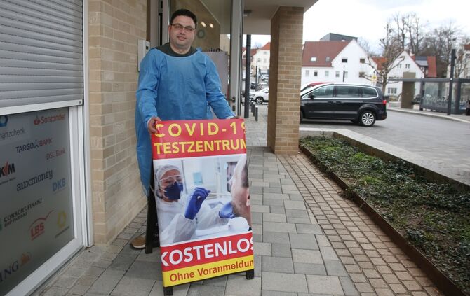 Corona-Schnelltest Stetten