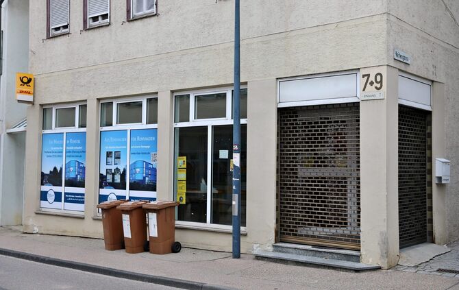 geschlossene Postfiliale