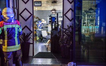Brand in einem China Restaurant, Fronackerstr., Waiblingen, 09.03.2022.