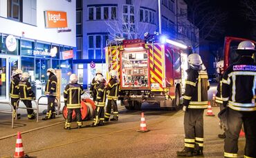 Brand in einem China Restaurant, Fronackerstr., Waiblingen, 09.03.2022.