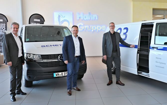 Elektro-VW-Busse für Firma Schetter