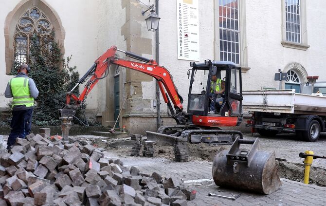 Baustelle Fernwärme