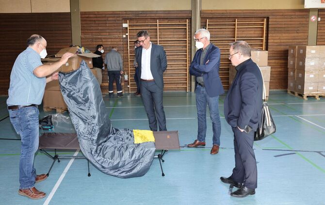 Flüchtling Brühlhalle