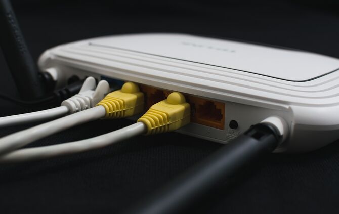 WLAN Internet Router Symbolfoto