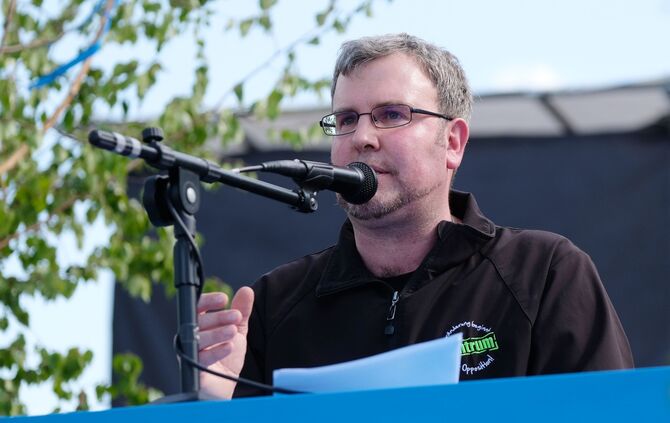 AfD-Kundgebung in Zwickau