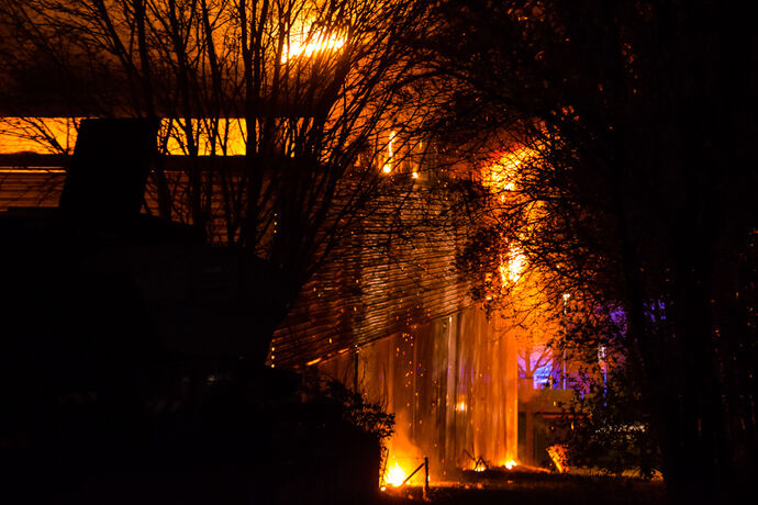 Großbrand, Fa. ALBA, Waiblingen, 30.03.2022.