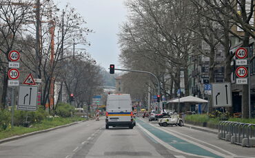 Stuttgarter Straßenverkehr Cityring Theo-Heuss-Straße