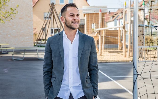 Neuer Gemeinderat Antonio Agazio, Winnenden, 11.04.2022.