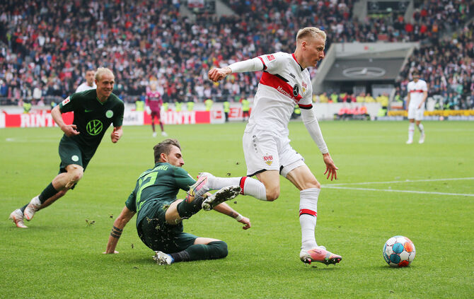 Fußball VfB Stuttgart vs. VfL Wolfsburg