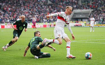 Fußball VfB Stuttgart vs. VfL Wolfsburg