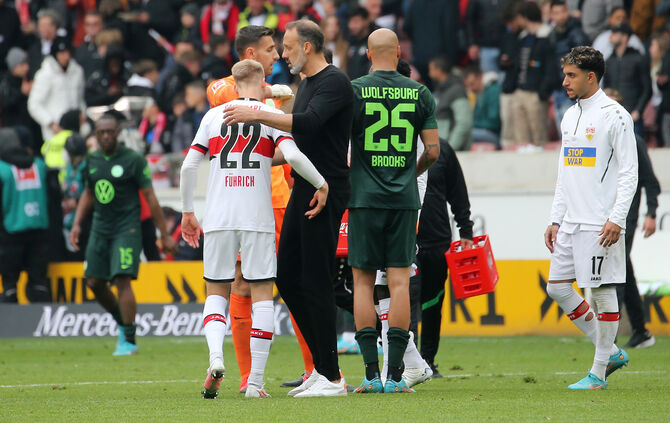 Fußball VfB Stuttgart vs. VfL Wolfsburg