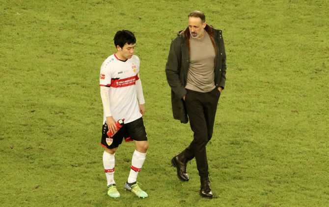 Wataru Endo und Pellegrino Matarazzo