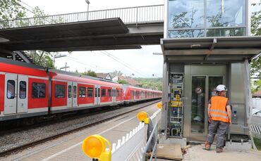 Neue Bahnhofsaufzüge