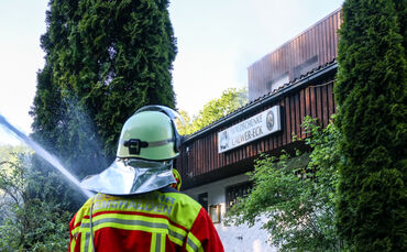 Alarmübung Feuerwehr Remshalden, Waldschenke Buoch, 13.05.2022.