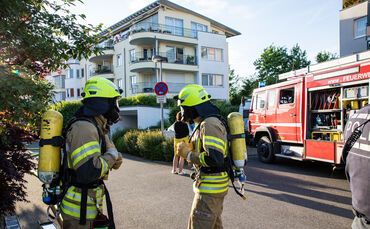 Tiefgaragenbrand, Dombovarstr., Kernen-Rommelshausen, 16.05.2022.