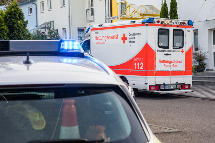 Tiefgaragenbrand, Dombovarstr., Kernen-Rommelshausen, 16.05.2022.