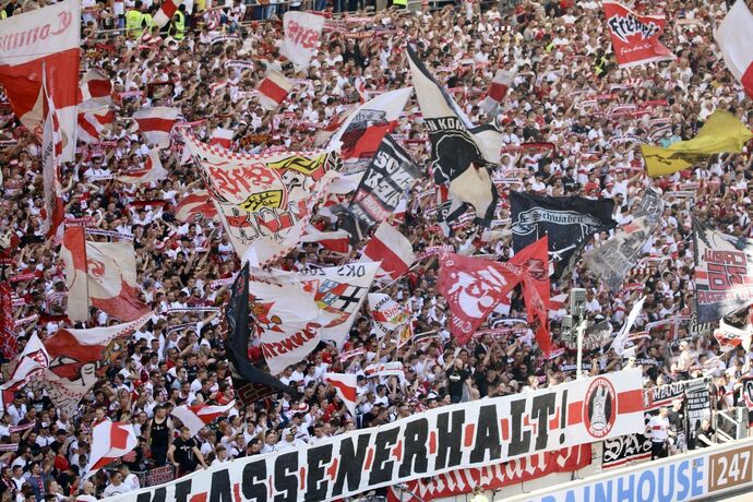 Cannstatter Kurve, Fans, Ultras, VfB-Fans, Fußball-Fans