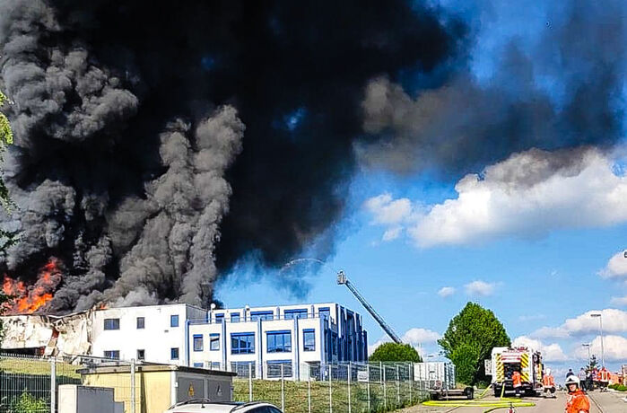 Großbrand, Fichtenberg, 04.06.2022.