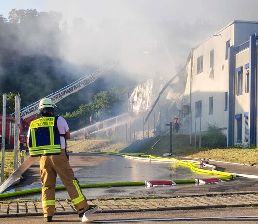 Großbrand, Fichtenberg, 04.06.2022.