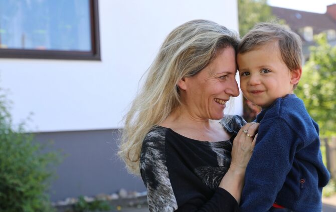 alleinerziehende Mama