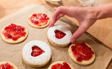 Perfekte Weihnachtsplätzchen.