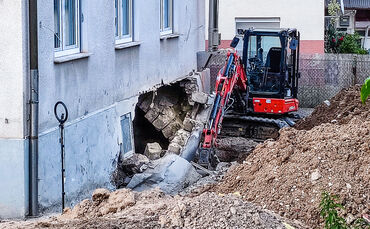 Kellereinsturz, Lenkstr., Rudersberg-Steinenberg, 14.06.2022.