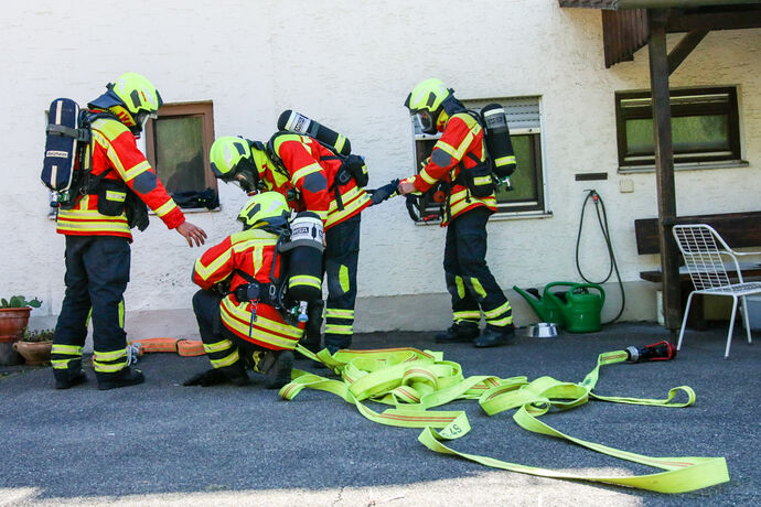Brand, Neue Str., Welzheim-Eselshalden, 15.06.2022.