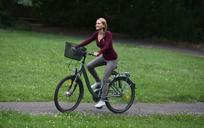 Bequeme Variante: Die aufrechte Sitzhaltung ist oft komfortabel.