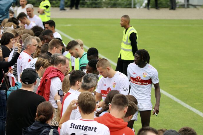 Trainingsauftakt beim VfB Stuttgart
