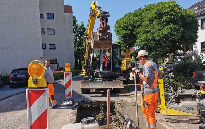Wasserrohrbruch Kleinheppach