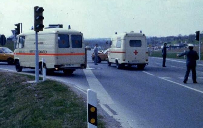 Alter DRK Krankenwagen