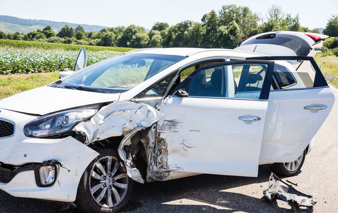 Unfall, L1198, Rommelshausen - Endersbach, 16.07.2022.