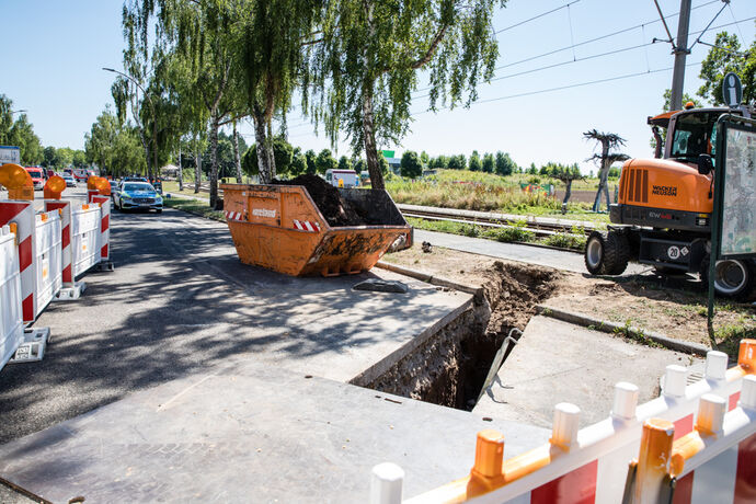 Phosphorbombe, Esslinger Str., Fellbach, 19.07.2022.