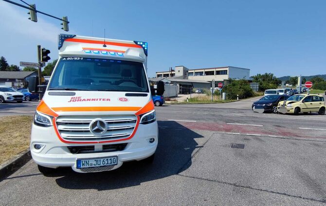 Unfall in Urbach B29 20.07.2022