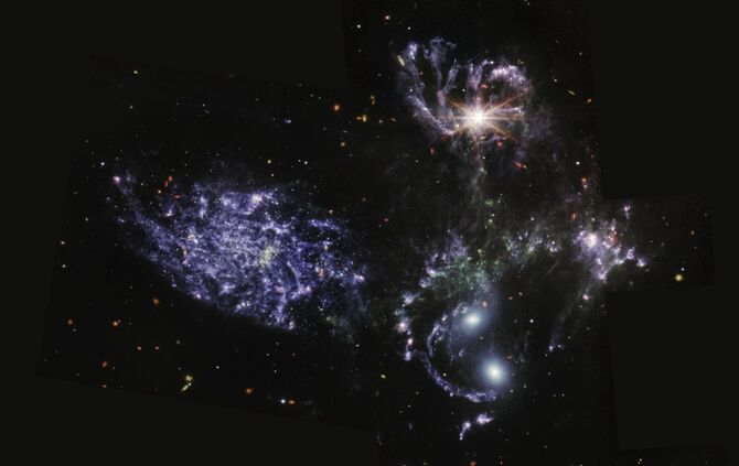 James Webb Weltraumteleskop Stephans Quintett