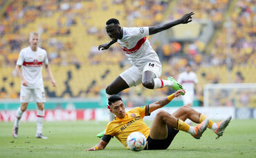 Fu§ball DFB Pokal SG Dynamo Dresden vs. VfB Stuttgart